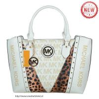 michael kors logo leopard groot wit boekentassen Tasje Goedkoop m3asv996